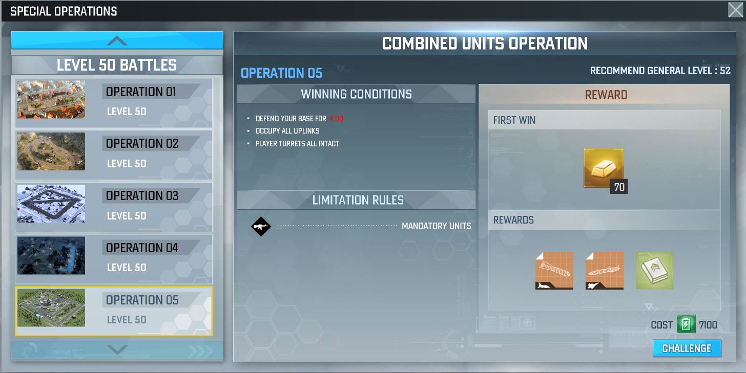 Special operations content update