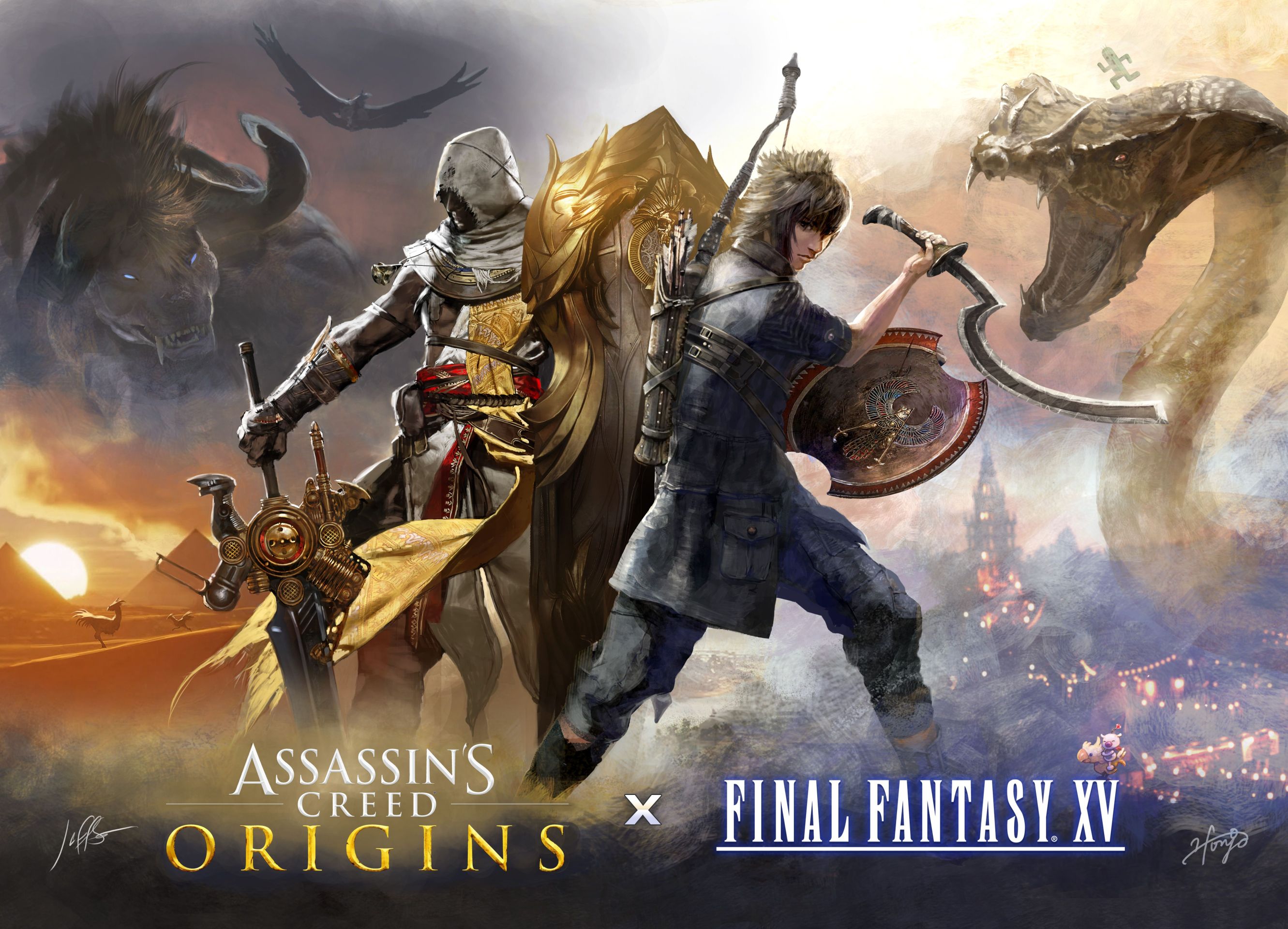 Assassins Creed and Final Fantasy XV Collaboration Revealed at Gamescom